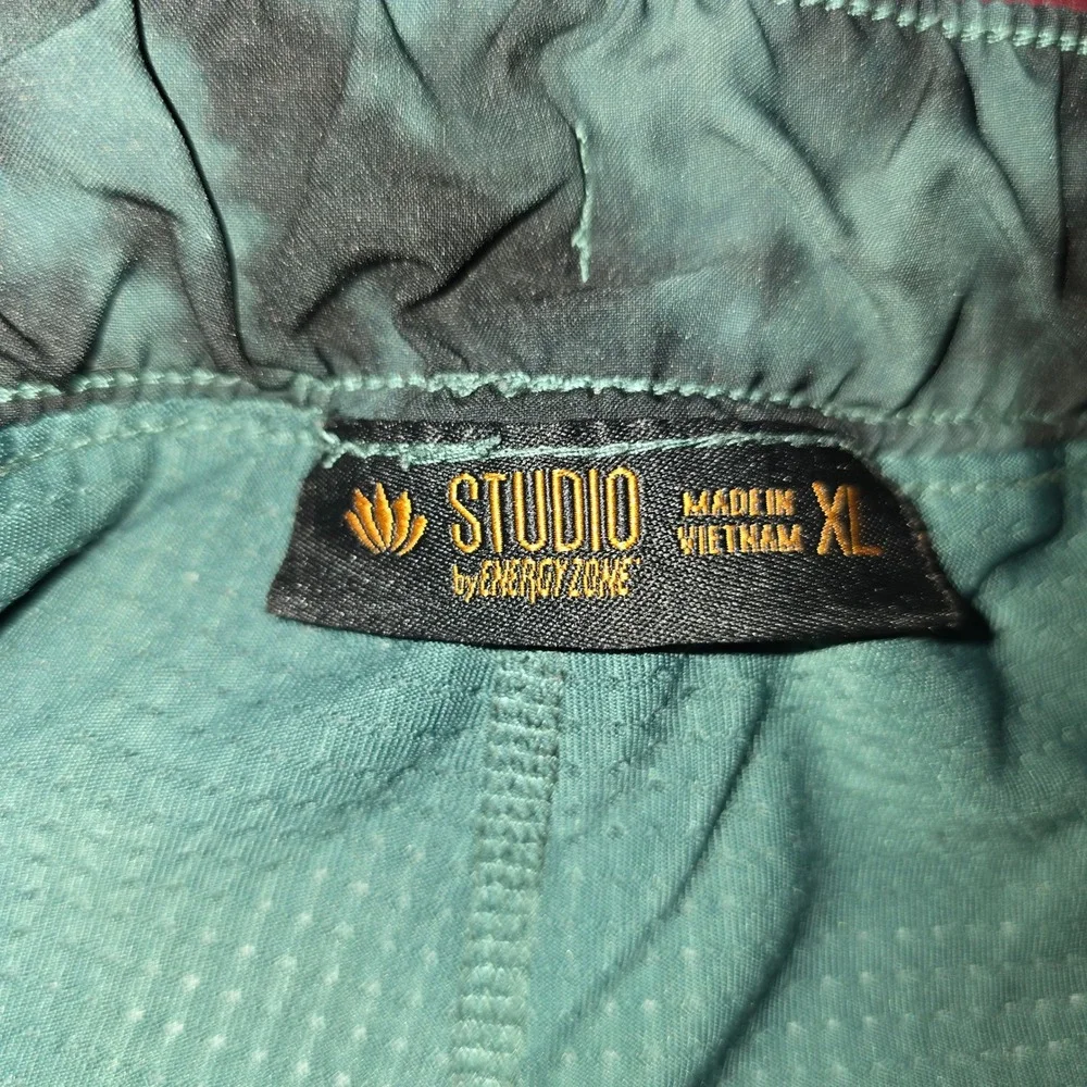 Studio by EnergyZone Forrest‎ Green Tie Dye Skort Zipper Pockets XL